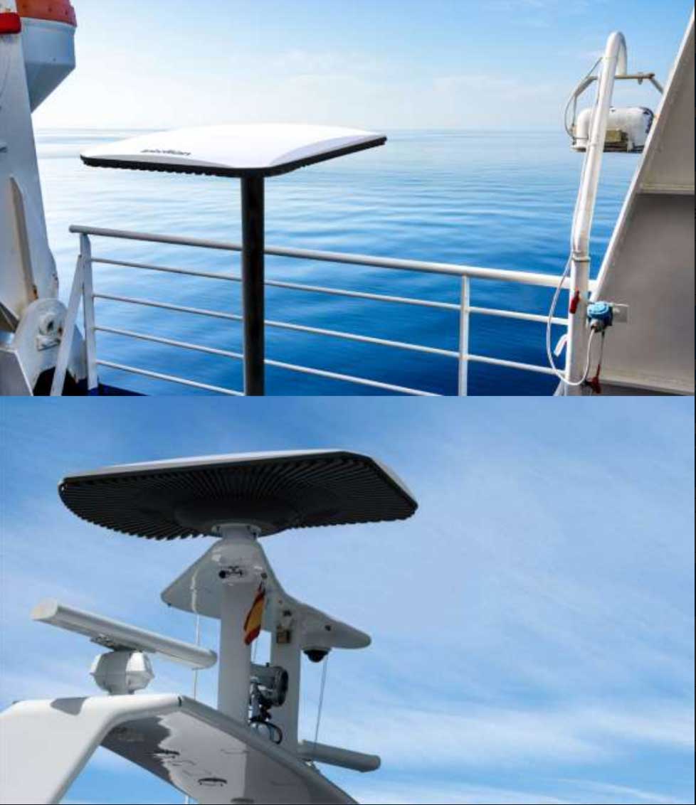 Intellian Flat Panel Solutions for Marine Markets