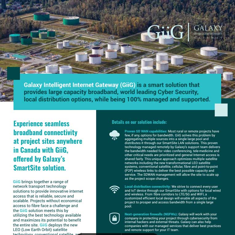 Galaxy Intelligent Internet Gateway (GiiG)